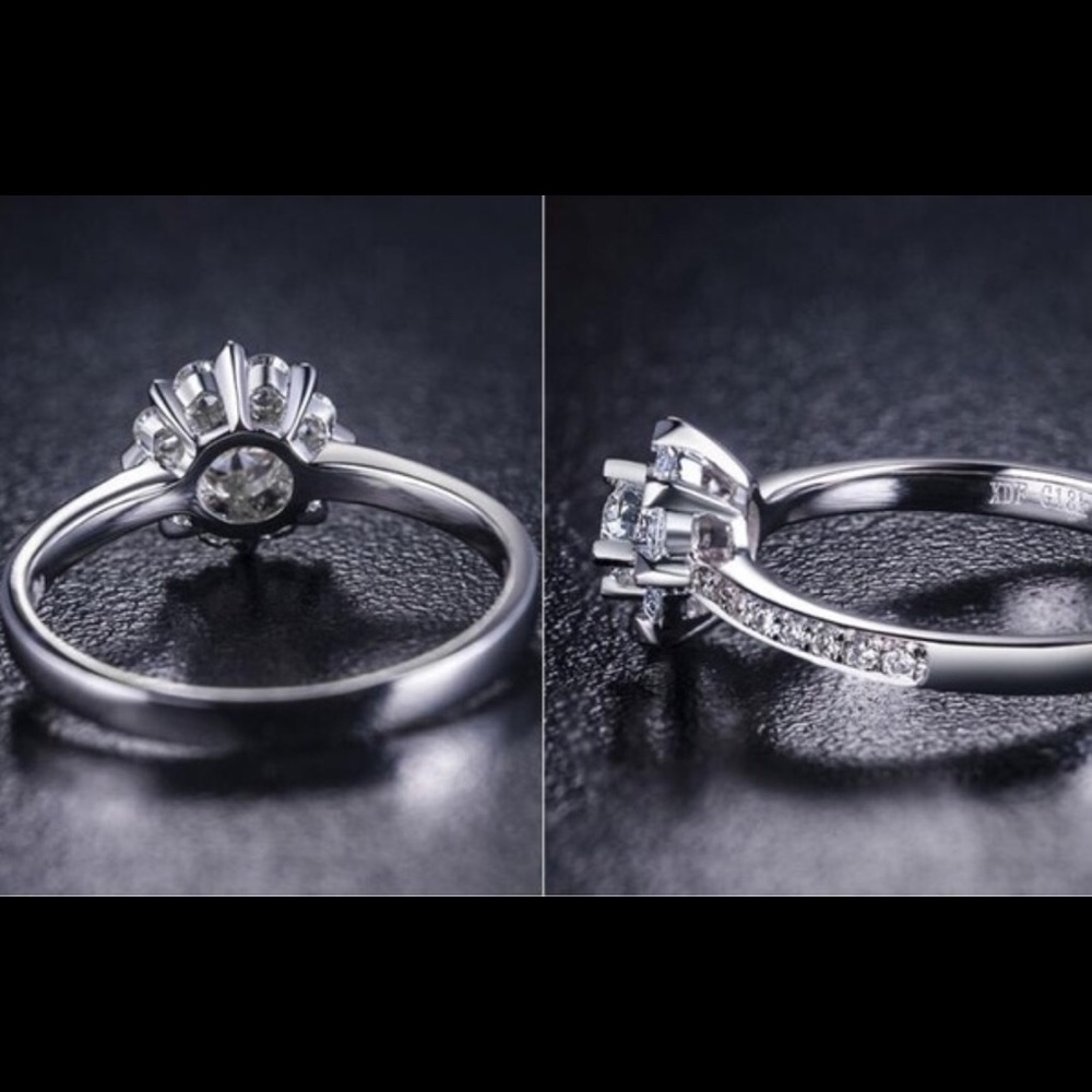 Beautiful silver crystal ring - Picture 5 of 8